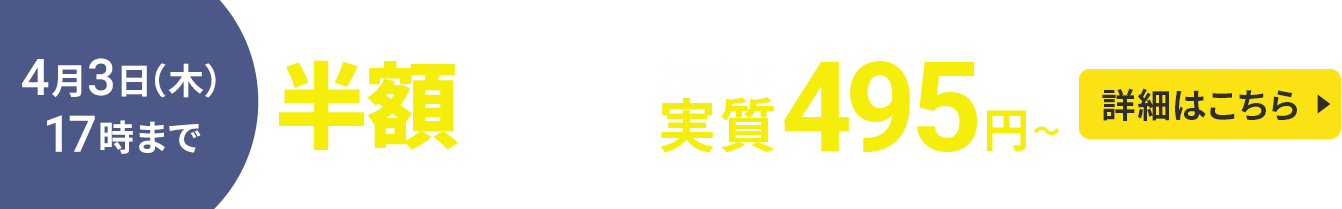 半額キャッシュバックキャンペーン！圧倒的ハイスペックサーバーが実質月額495円から使える！＼3/4（火）17:00まで　詳細はこちら／